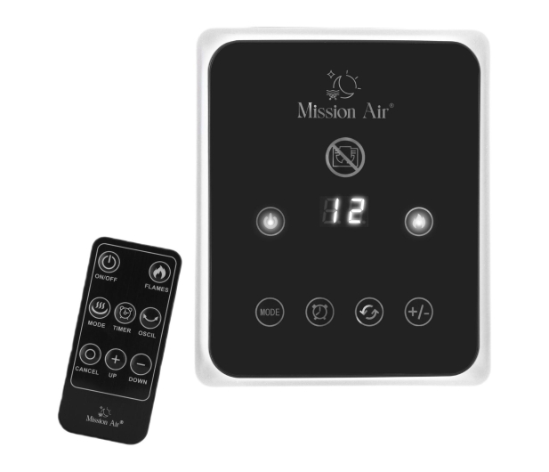 Mission Air Termowentylator kolumnowy MALMO 2400W Black - 1590316 - zdjęcie 3